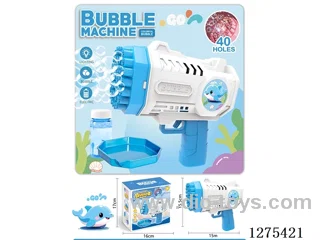 B/O 40-holes bubble gun with light