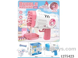 B/O 40-holes bubble gun with light