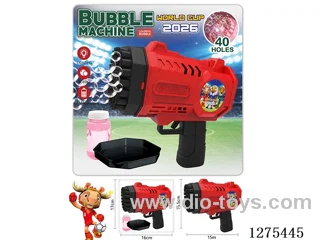 B/O 40-holes bubble gun with light