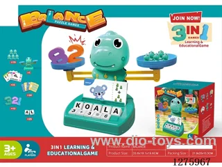 Board Game - Dinosaur Balance Scale (Upgraded Version)