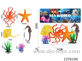 Marine Animal Set 6PCS