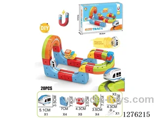 20PCS DIY Magnetic Levitation Track included battery