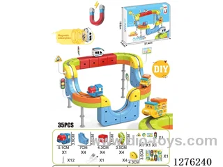 35PCS DIY Magnetic Levitation Track included battery