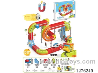 98PCS DIY Magnetic Levitation Track included battery