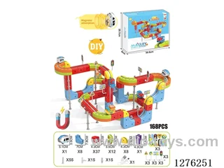 168PCS DIY Magnetic Levitation Track included battery
