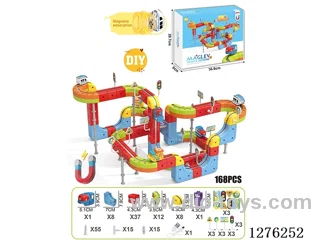 168PCS DIY Magnetic Levitation Track included battery