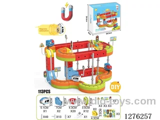 113PCS DIY Magnetic Levitation Track included battery