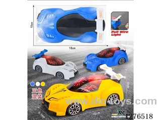 3D Light-Up String-Pull Race Car