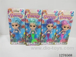 Little Mermaid (Assorted 4 Colors) 14.5 cm