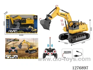 6ch RC Construction vehicles with light included battery