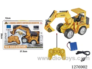5ch RC Construction vehicles with light included battery