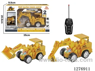 2ch RC Construction vehicles with light not included battery