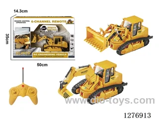 6ch RC Construction vehicles with light included battery