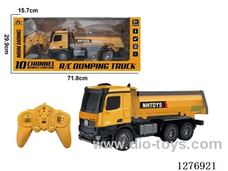10ch 2.4G RC Construction vehicles W L/M included battery