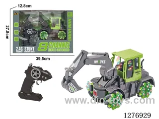 8ch RC Construction vehicles with light included battery