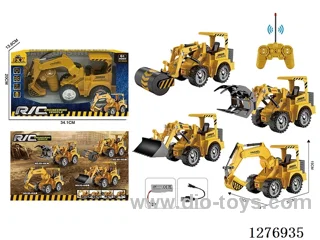 5ch RC Construction vehicles with light included battery