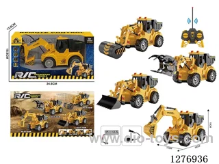 5ch RC Construction vehicles with light included battery