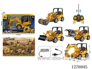 5ch RC Construction vehicles with light included battery