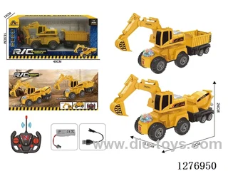 5ch RC Construction vehicles with light included battery