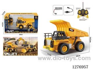 5ch RC Construction vehicles with light included battery