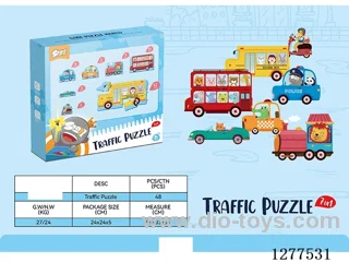 Large-Piece Puzzle (Vehicles)