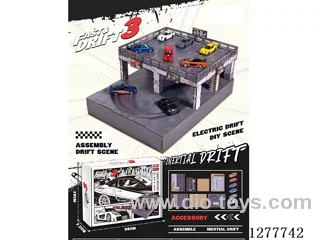 free wheel alloy car - Wooden Drift Platform