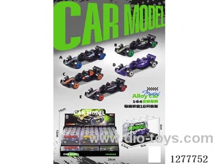 free wheel alloy car 18PCS