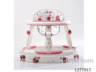 Baby walker with footrests