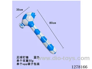 Inflatable Toys - Blue Soccer Hammer