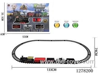 Electric Train Tracks W L/M 133*74CM