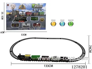 Electric Train Tracks W L/M 133*74CM