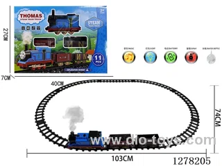 Electric Train Tracks W L/M/spray 103*74CM