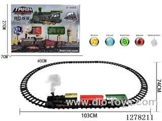 Electric Train Tracks W L/M/spray 103*74CM