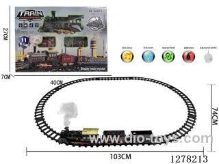 Electric Train Tracks W L/M/spray 103*74CM