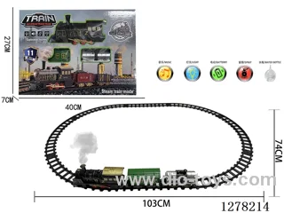 Electric Train Tracks W L/M/spray 103*74CM
