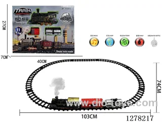 Electric Train Tracks W L/M/spray 103*74CM