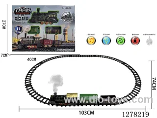 Electric Train Tracks W L/M/spray 103*74CM