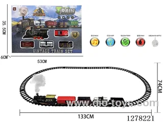 Electric Train Tracks W L/M/spray 133*74CM
