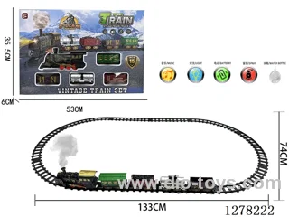 Electric Train Tracks W L/M/spray 133*74CM