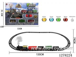 Electric Train Tracks W L/M/spray 133*74CM