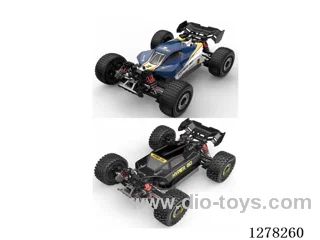 1/16 2.4G RC Car - Blue/Black (Comes with dual-shell body and dual tires)