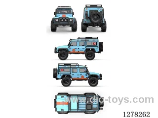1/8 8CH RC Car - Standard Kit (No Battery Included) - Blue