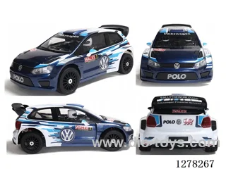 1/7 2.4G 3CH RC Car, Blue and White, Battery-Free Version