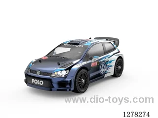 1/14 2.4G RC Car, Single Battery, Blue and White