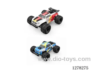 1/18 2.4G 3CH RC Car, Blue-Silver/White-Red (Dual Battery, Dual Shell)