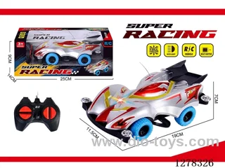 4ch RC Race Car with Dual Flash Lights (Batteries Not Included)