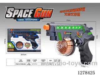 Sound and Light Rotating Bullet Gun