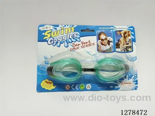 Swim Goggles (Assorted Bright Red and Green)