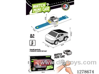 Watch Remote-Control Alloy Cars (4 mixed) – Batteries Included