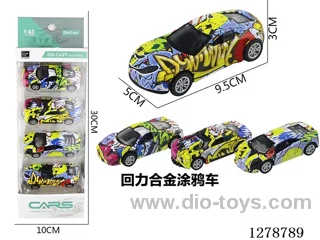 pull back alloy car 4PCS